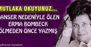 Kanserden Ölen Erma Bombeck'in Pişmanlığı