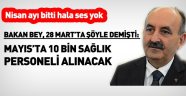 Sağlık personeli adayları açıklama bekliyor