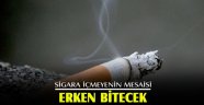 Sigara içmeyenin mesaisi erken bitecek