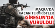 Trabzon'da kaçan teröristler Giresun'da vuruldu