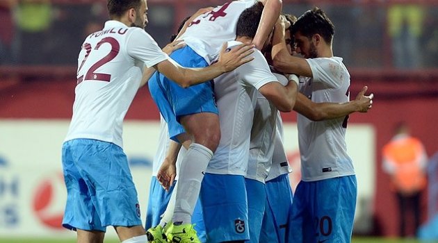 Trabzonspor Avrupa Maçında kazanmayı bildi