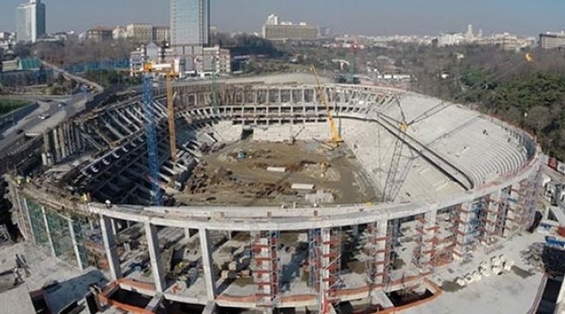 Vodafone Arena inşaatına mühür!