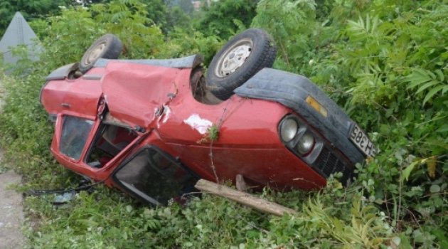 Yine Fatsa, Yine Trafik Kazası: 1 Yaralı